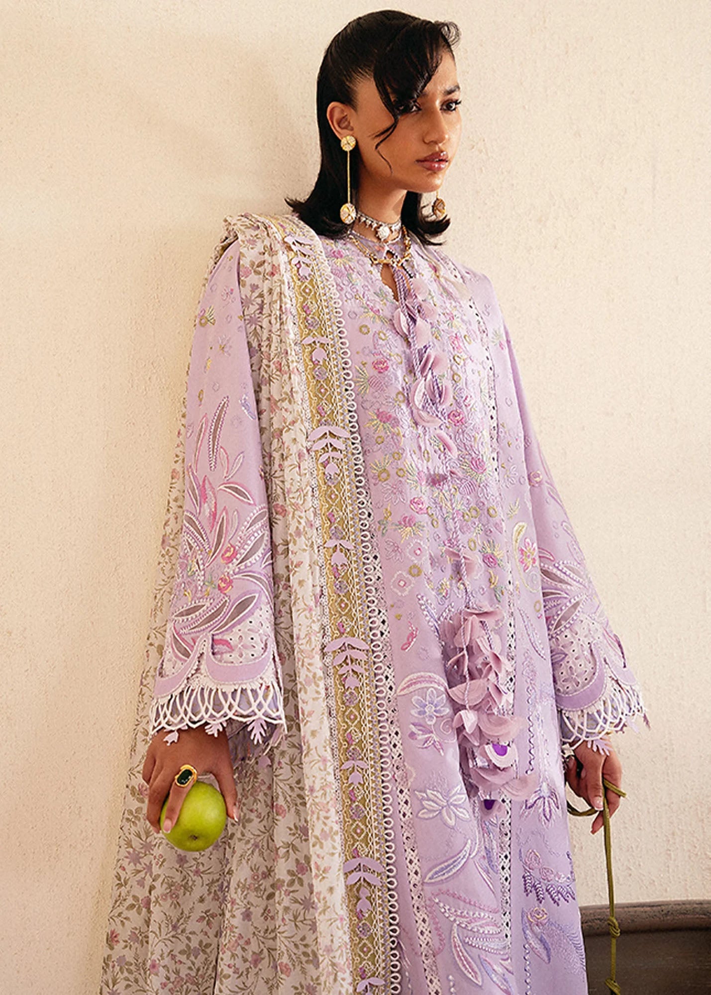 Lawn'25 Eid by Suffuse Embroidered Lawn Unstitched 3Pcs
