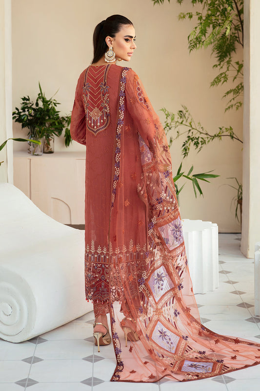Ramsha Dastoor Chiffon Vol-01 Unstitched 3pcs