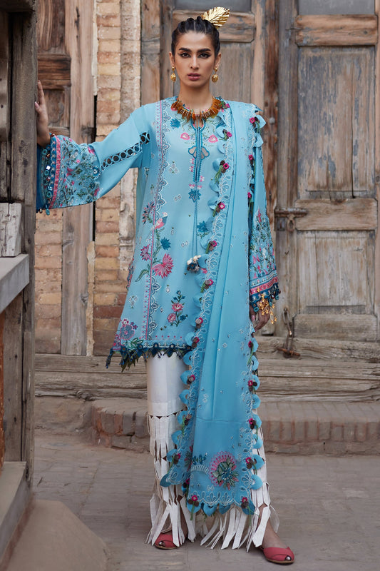 Elan Embroidered Lawn Unstitched 3pcs