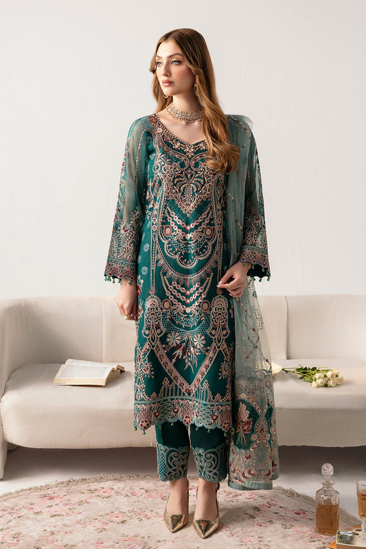Minhal By Ramsha Chiffon Vol-11 Semi-Stitched 3pcs