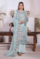 Riwayat By ZA Clothes Embroidered Stitched 3pcs