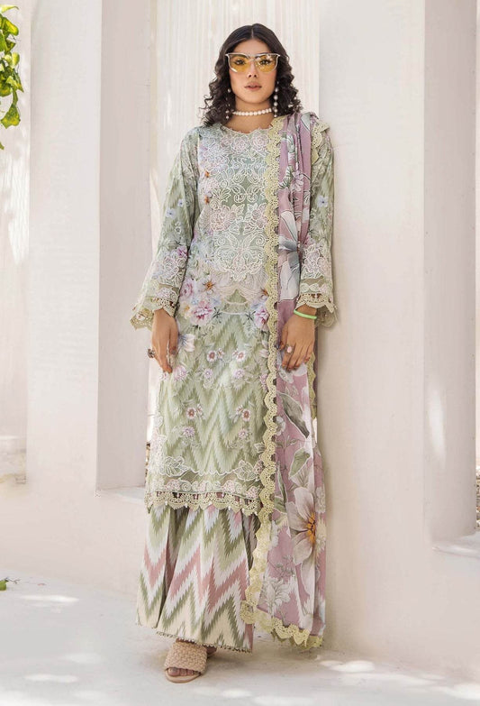 Adan's Libas Prints Unstitched Lawn 3 Piece - Jotey