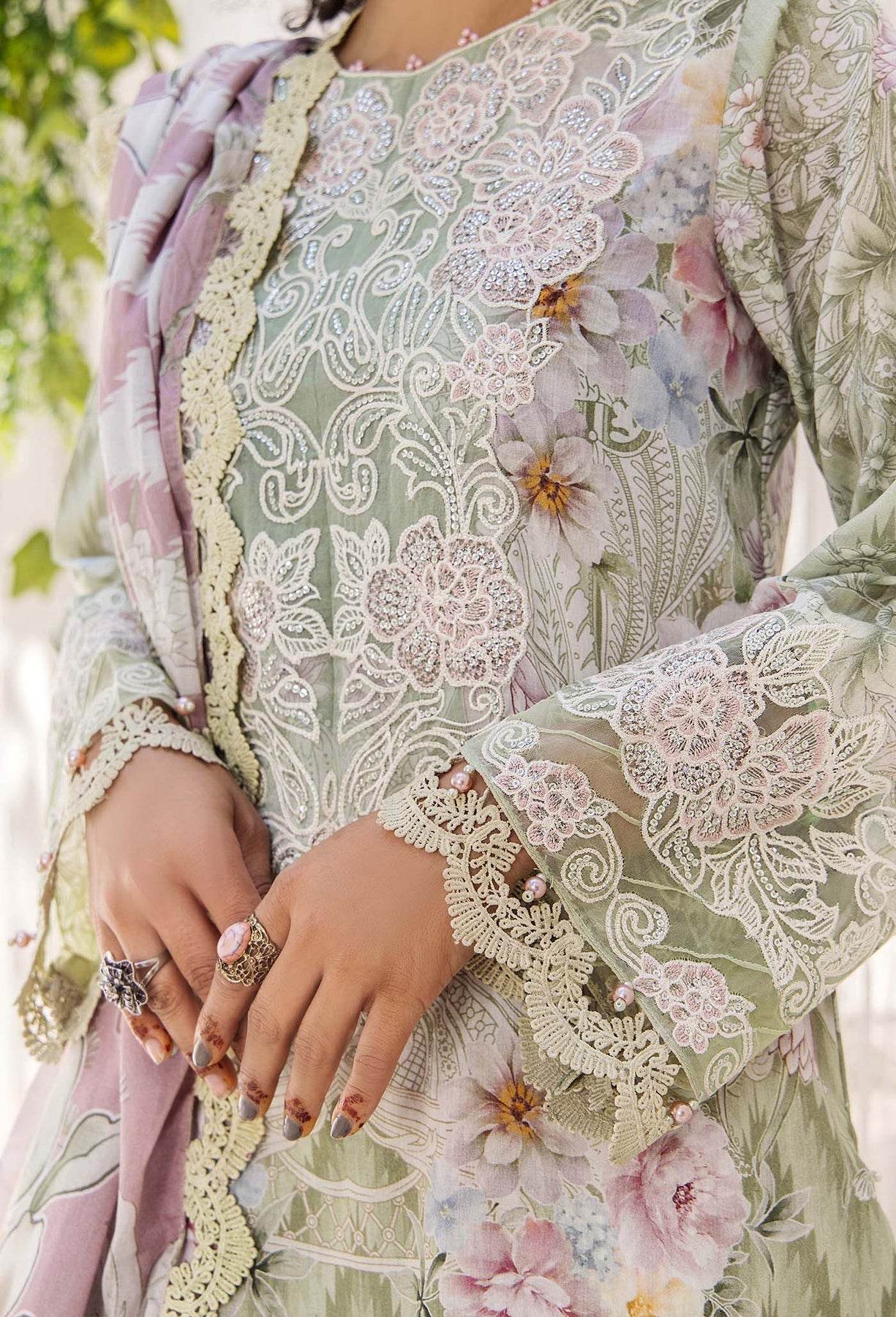 Adan's Libas Prints Unstitched Lawn 3 Piece - Jotey