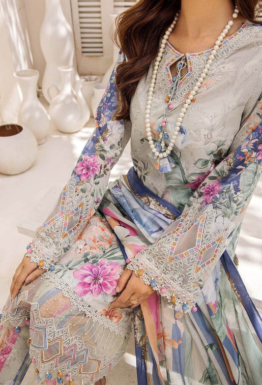 Adan's Libas Prints Unstitched Lawn 3 Piece - Jotey