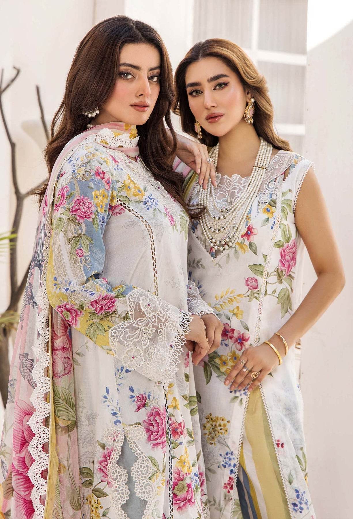 Adan's Libas Prints Unstitched Lawn 3 Piece - Jotey