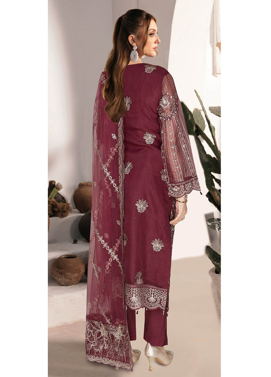 Ramsha Luxury Festive Formals Embroidered Unstitched 3pcs