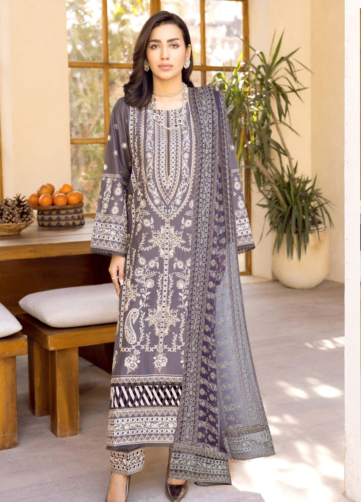 Maheer by Johra Embroidered Lawn Unstitched 3Pcs – Jotey