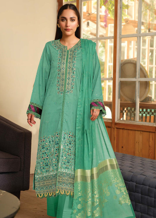 Feeha by Johra Embroidered Jaquard Lawn Unstitched 3Pcs