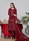 BIN KHALID Shehnai Formal Chiffon Embroidered Semi-Stitched 3pcs - Jotey