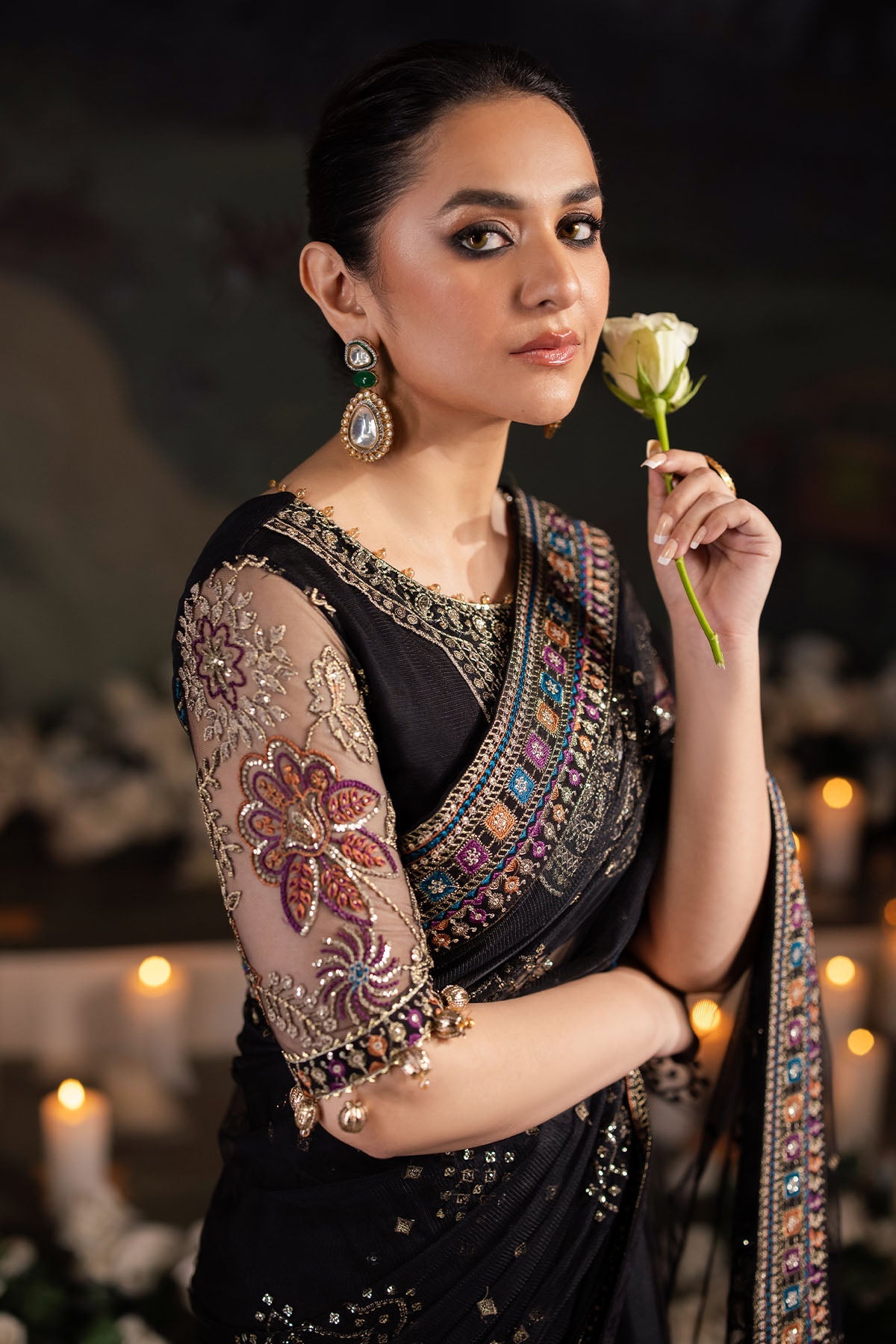 Alfaaz Embroidered Luxury Festive Edition Unstitched 3pcs
