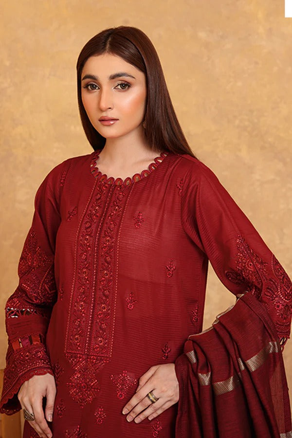 Adeeva by Johra Embroidered Jacquard Lawn Unstitched 3Pcs