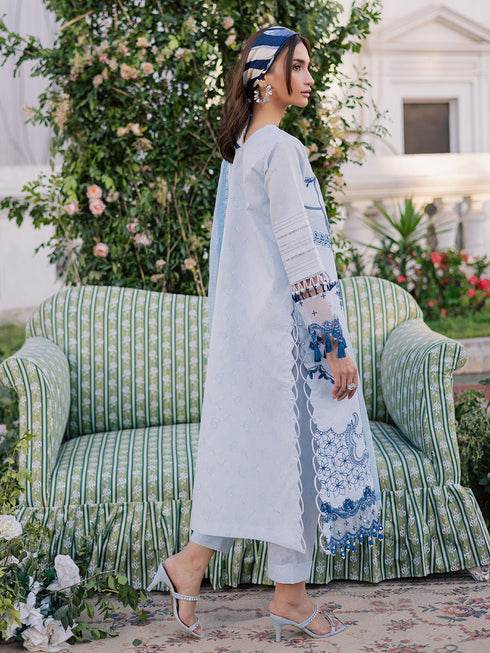 Ivy Bloom Printkari By Parishay Primium Printed Lawn Unstitched 3pcs - Jotey