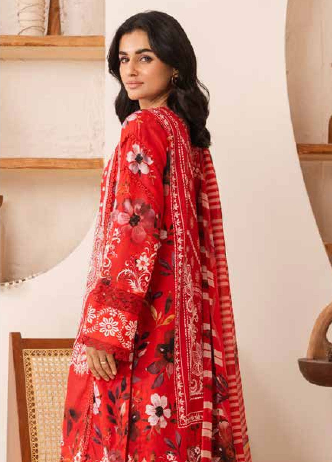 Nehal By Johra Embroidered Printed Lawn Unstitched 3Pcs