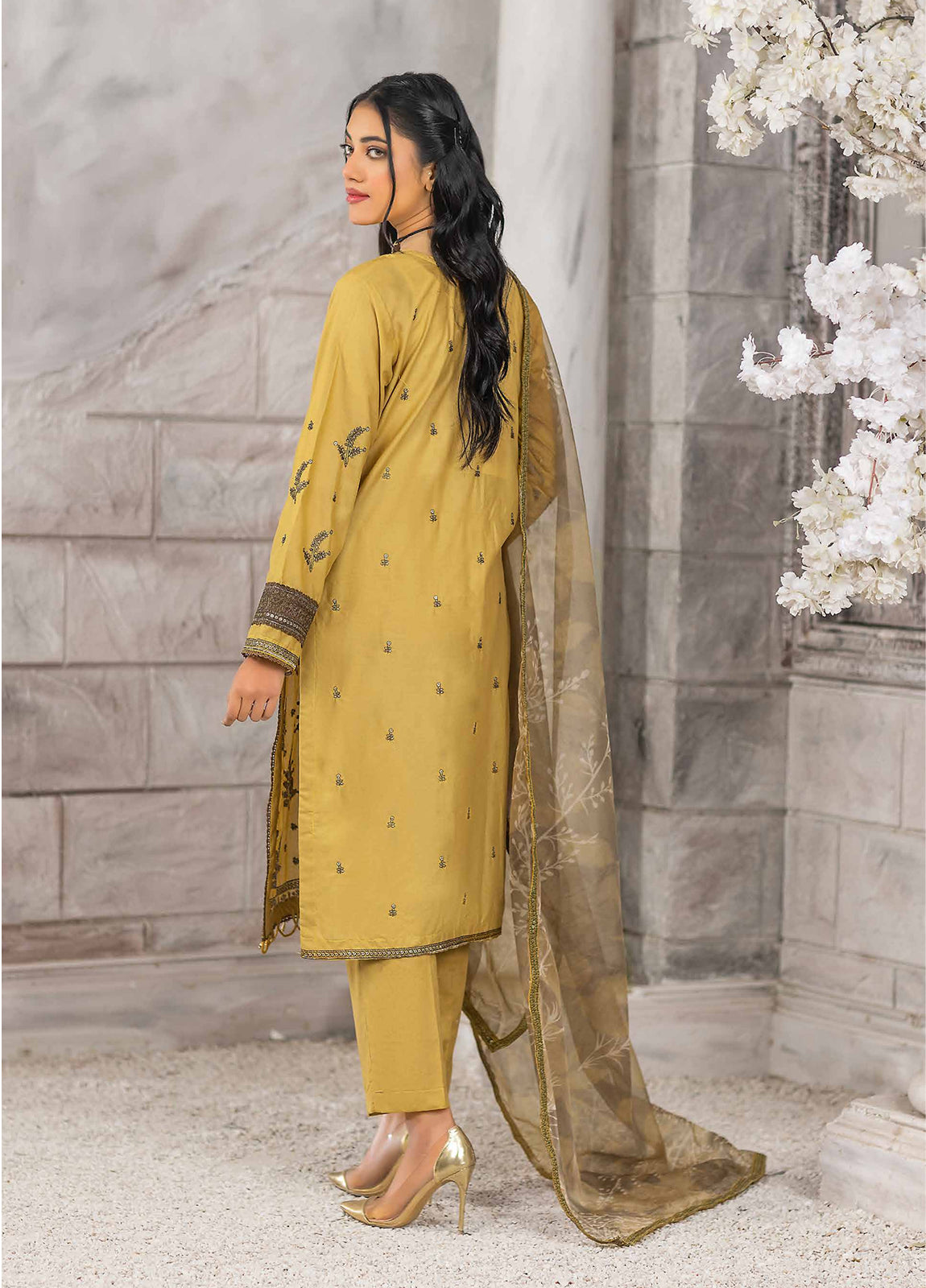 Rimal Vol-12 Embroidered & Sequence Work Lawn Unstitched 3pcs