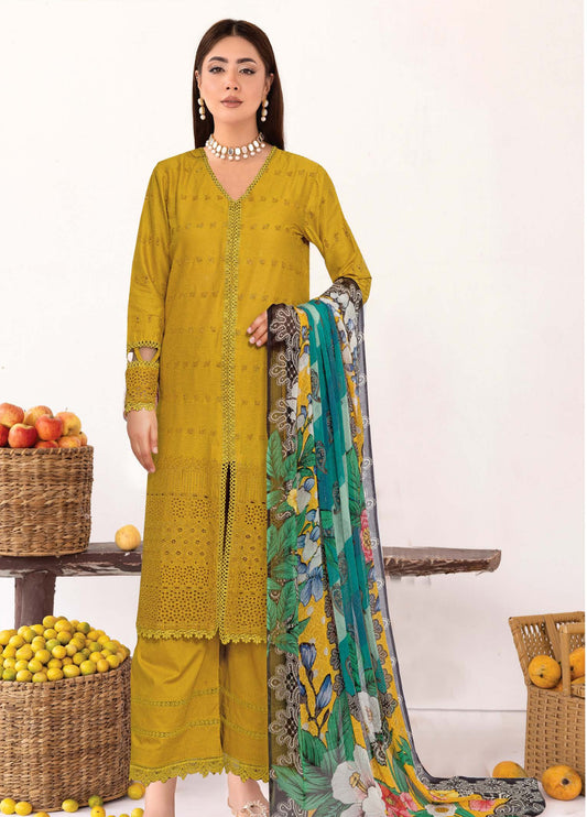 Meeram by Johra Chikankari Lawn Unstitched 3Pcs