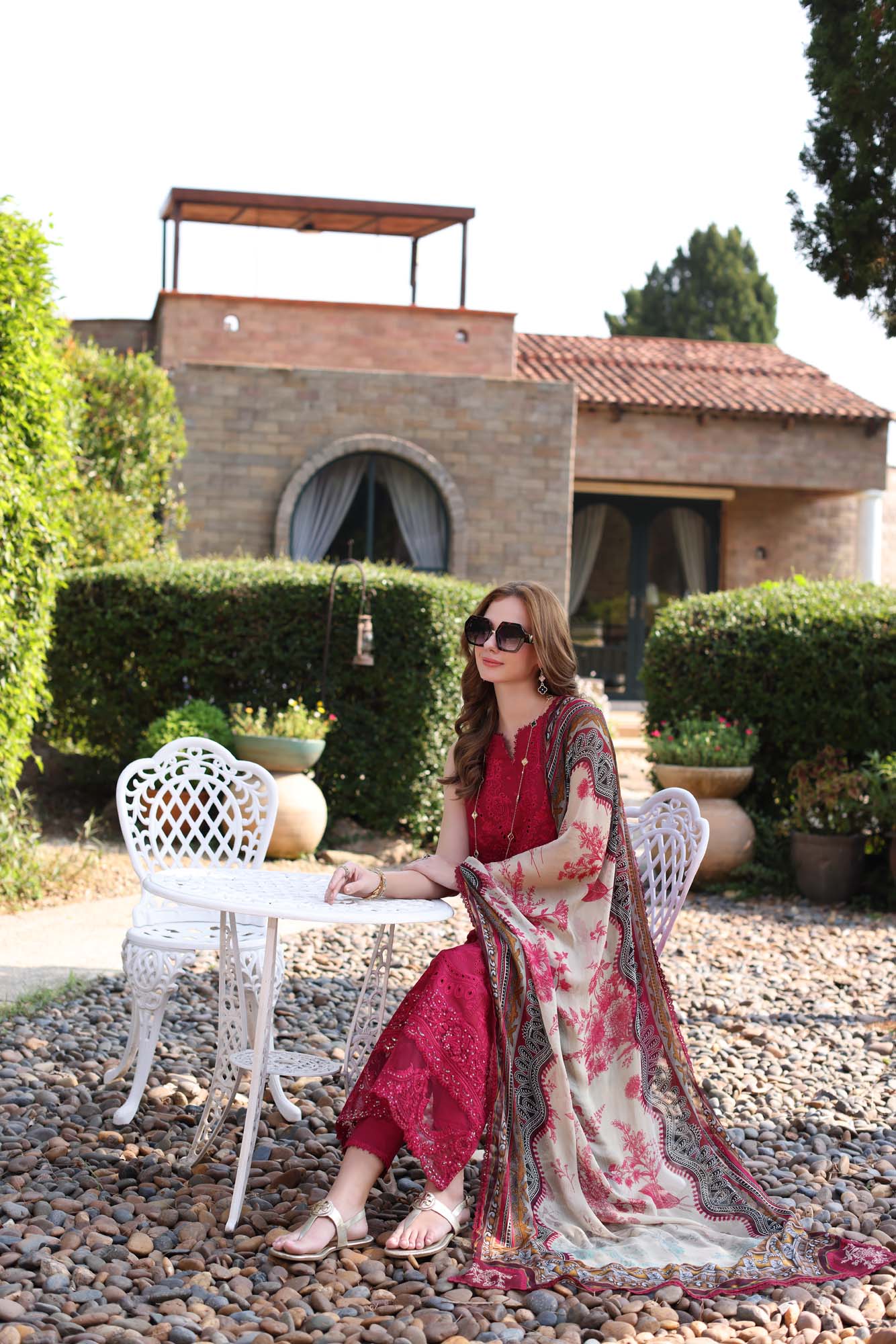 Noor By Saadia Asad Eid Luxe Printkari Embroidered Lawn Unstitched 3pcs