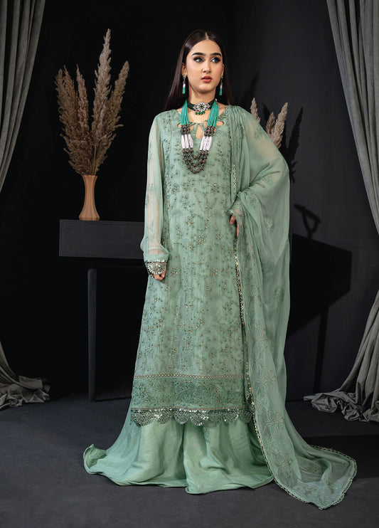 Khoobsurat Libas By Anaya Hoor Signature Chiffon Unstitched 3pcs