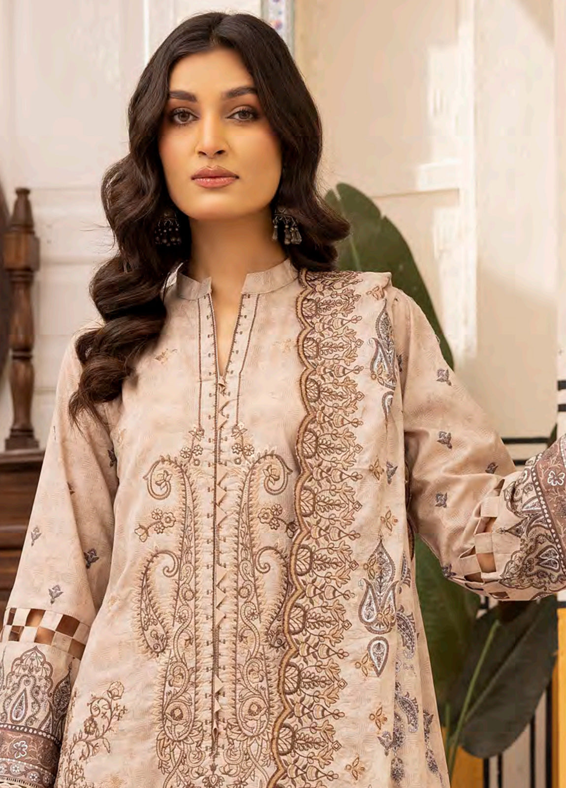 Almaas By Johra Embroidered & Printed Lawn Unstitched 3Pcs
