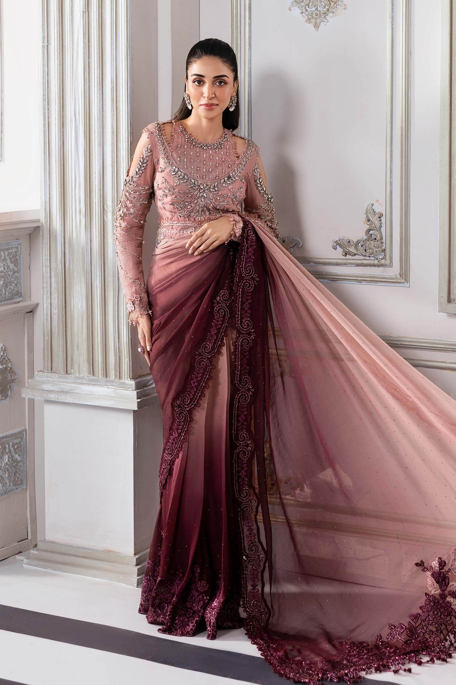 MARIA B. Embroidered Vol-30 Luxury Unstitched 3pcs - Jotey