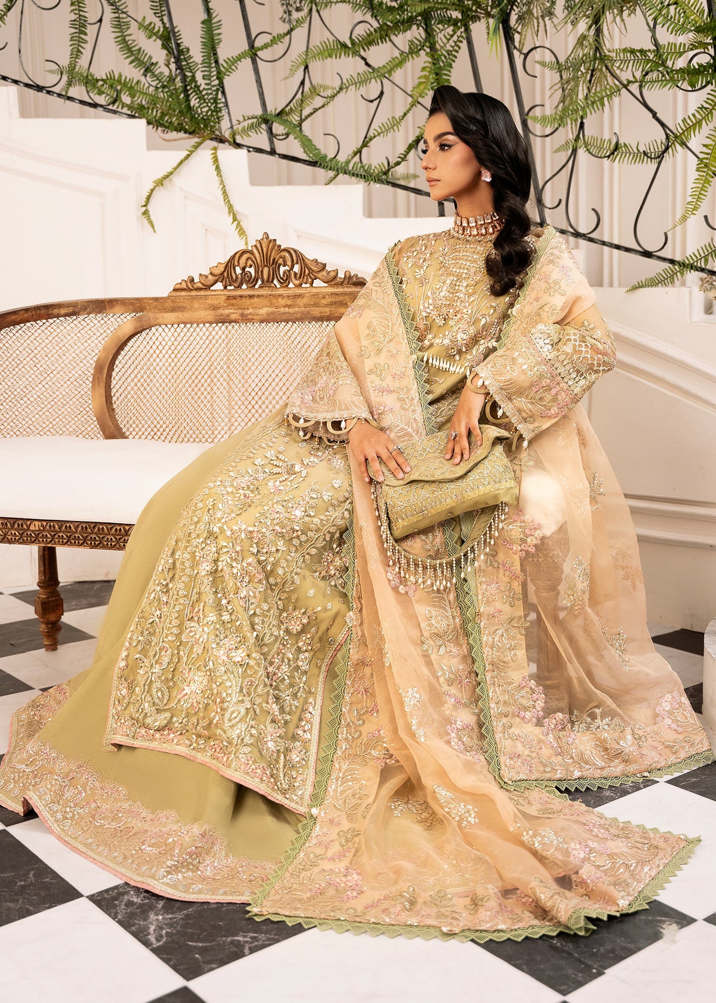 INAYAT Luxury Wedding Formals Unstitched 3pcs