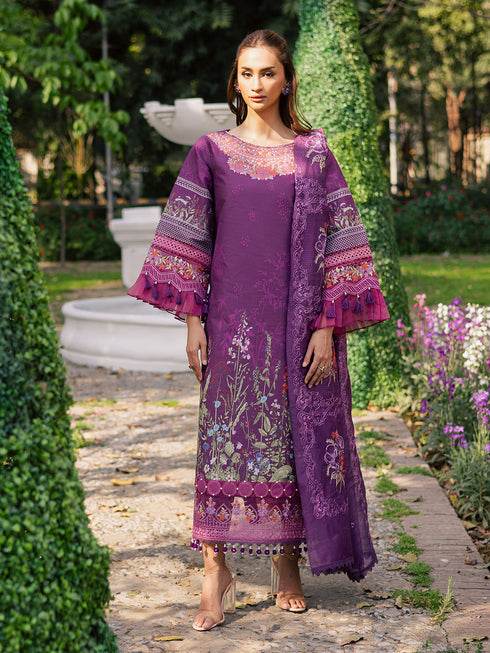 Ivy Bloom Printkari By Parishay Primium Printed Lawn Unstitched 3pcs - Jotey