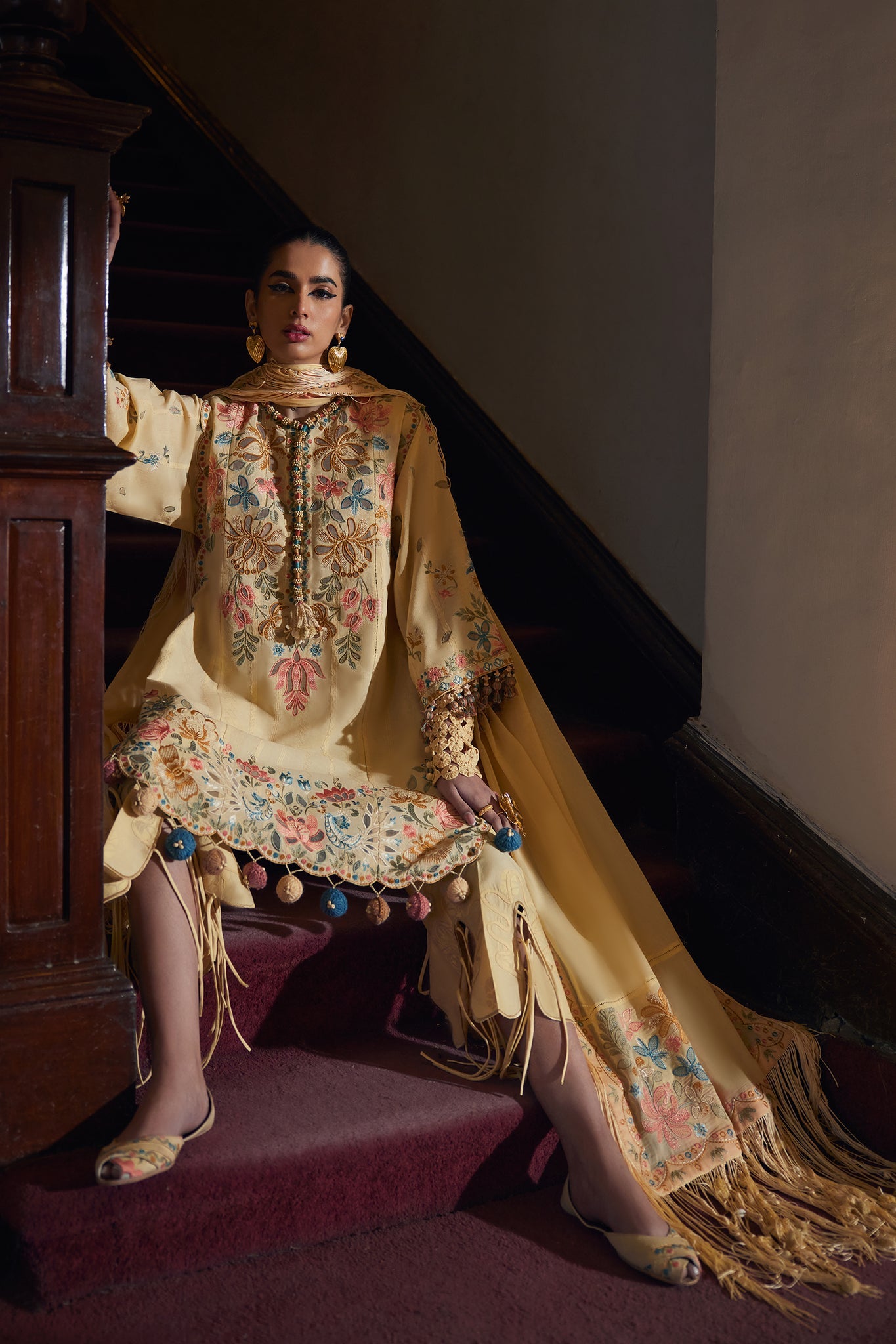 Elan Embroidered Lawn Unstitched 3pcs