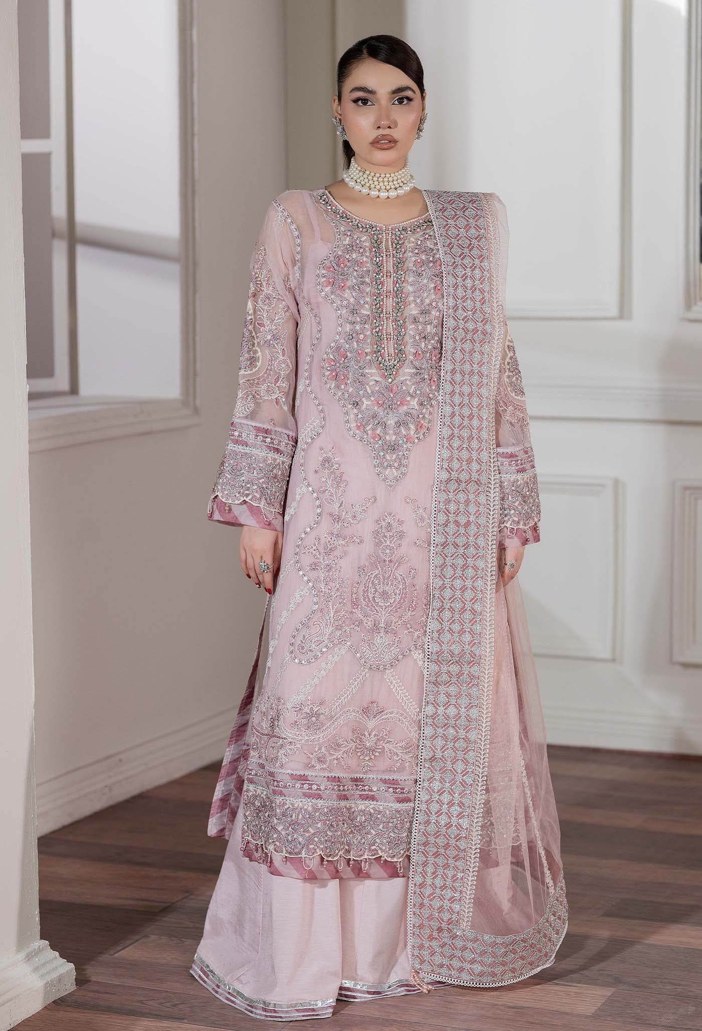Adan's Libas Traditional Essence Unstitched Semi Formals 3pcs - Jotey