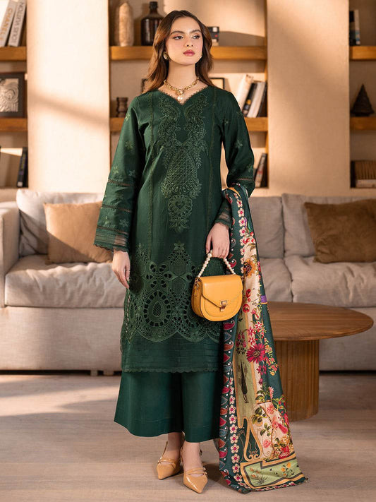 Stella By Mahnur Embroidered Lawn Unstitched 3pcs - Jotey
