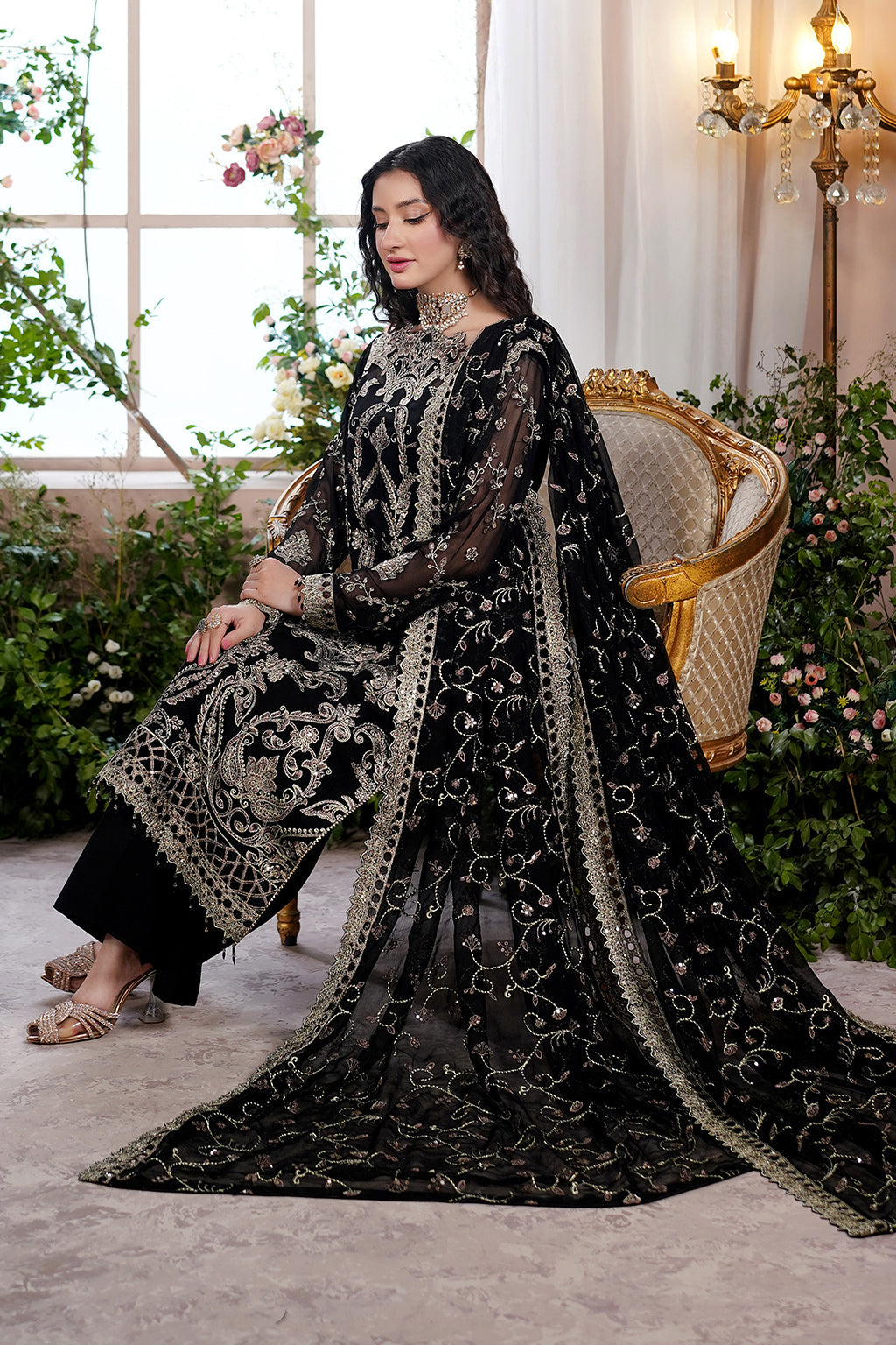 Aarzu Luxury Embroidered Vol-03 Unstitched 3Pcs