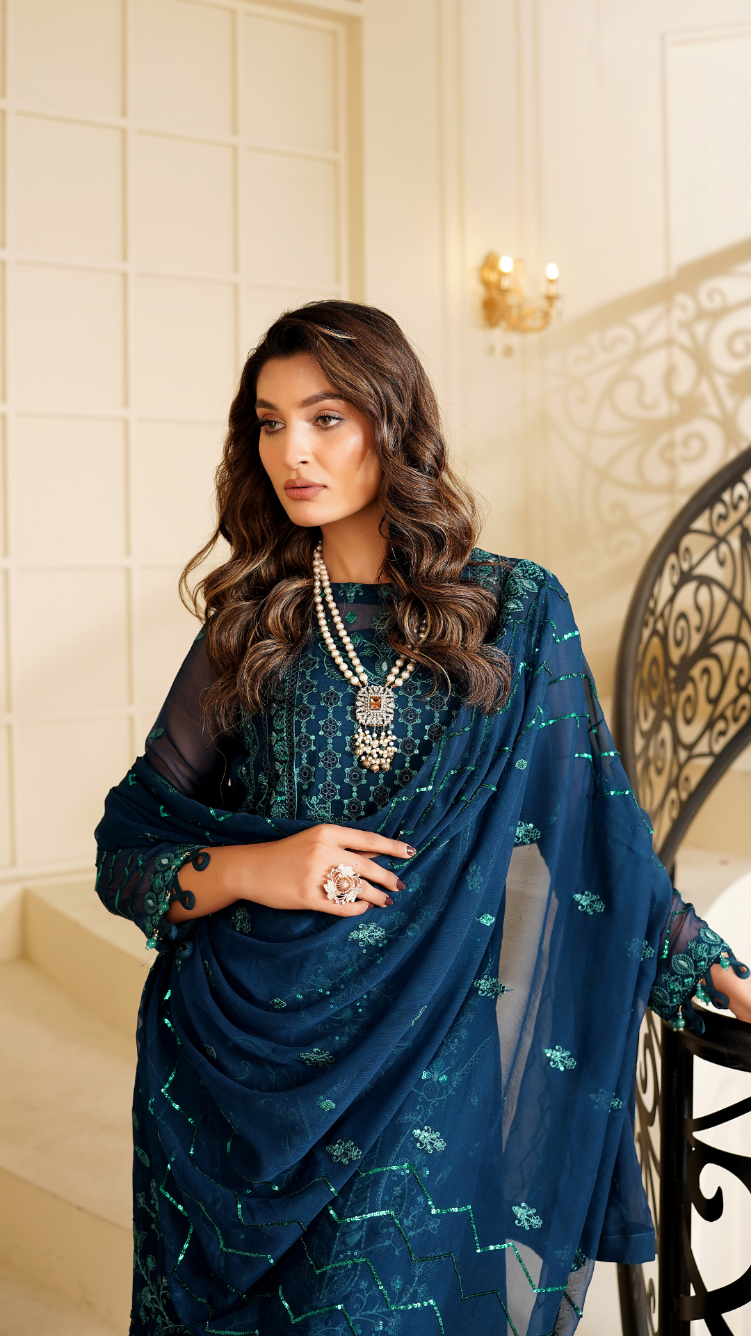 Farmaish By Zebtan Vol 7 Embroidered Chiffon Unstitched 3pcs