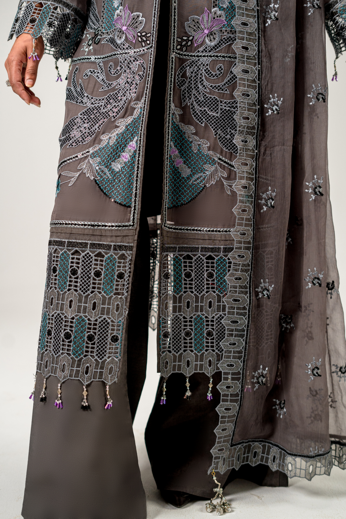 Zebtan Aura Vol-01 Embroidered Chiffon Unstitched 3pcs
