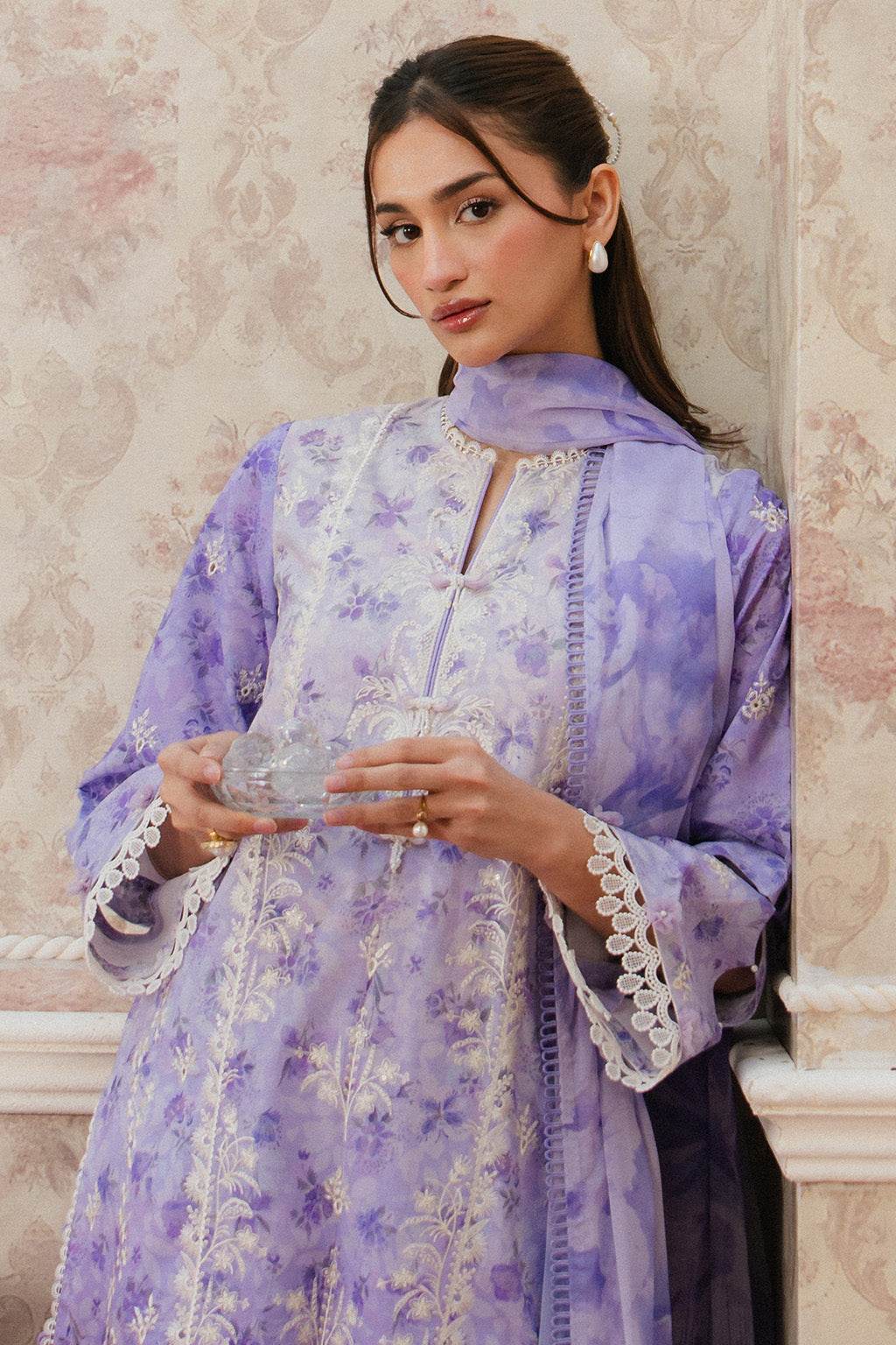 Armelia By Ayzel Printed Lawn Unstitched 3pcs - Jotey