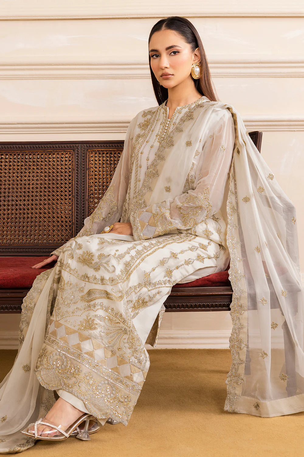 Emira By Freesia Luxury Embroidered Unstitched 3pcs