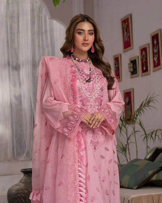 Manizay Gul Maina Embroidered Lawn 3pcs - Jotey