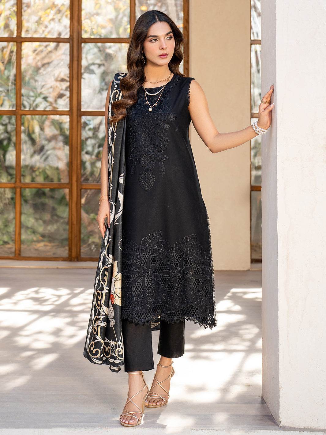 Stella By Mahnur Embroidered Lawn Unstitched 3pcs - Jotey
