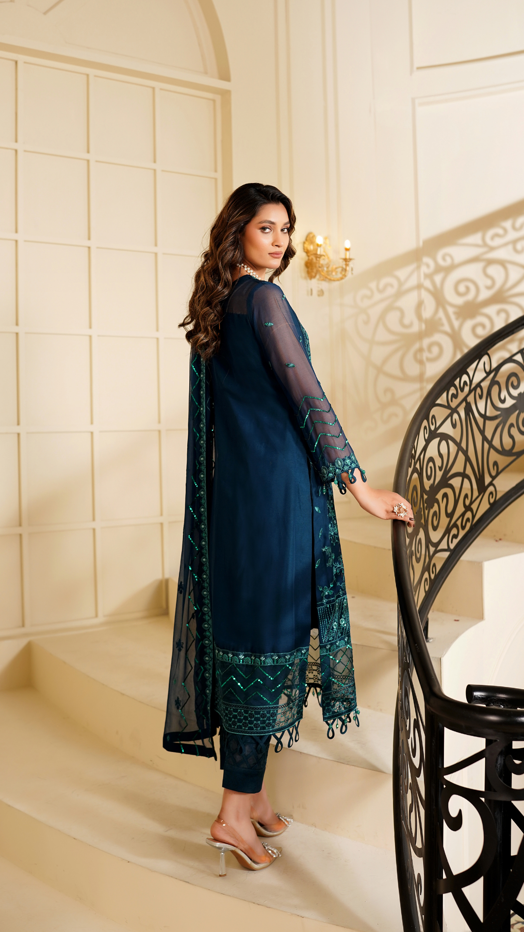 Farmaish By Zebtan Vol 7 Embroidered Chiffon Unstitched 3pcs