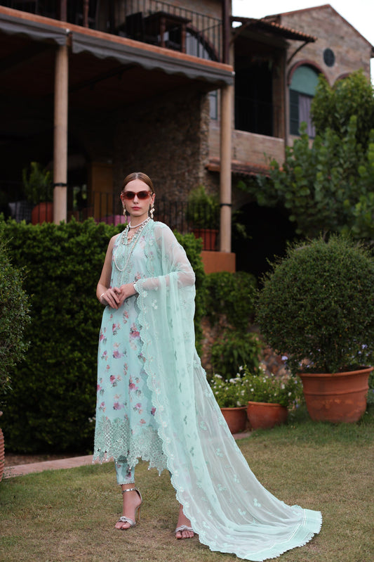 Noor By Saadia Asad Eid Luxe Printkari Embroidered Lawn Unstitched 3pcs