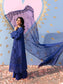 Husn Jahan By Mahnur Embroidered Luxury Lawn Unstitched 3pcs - Jotey