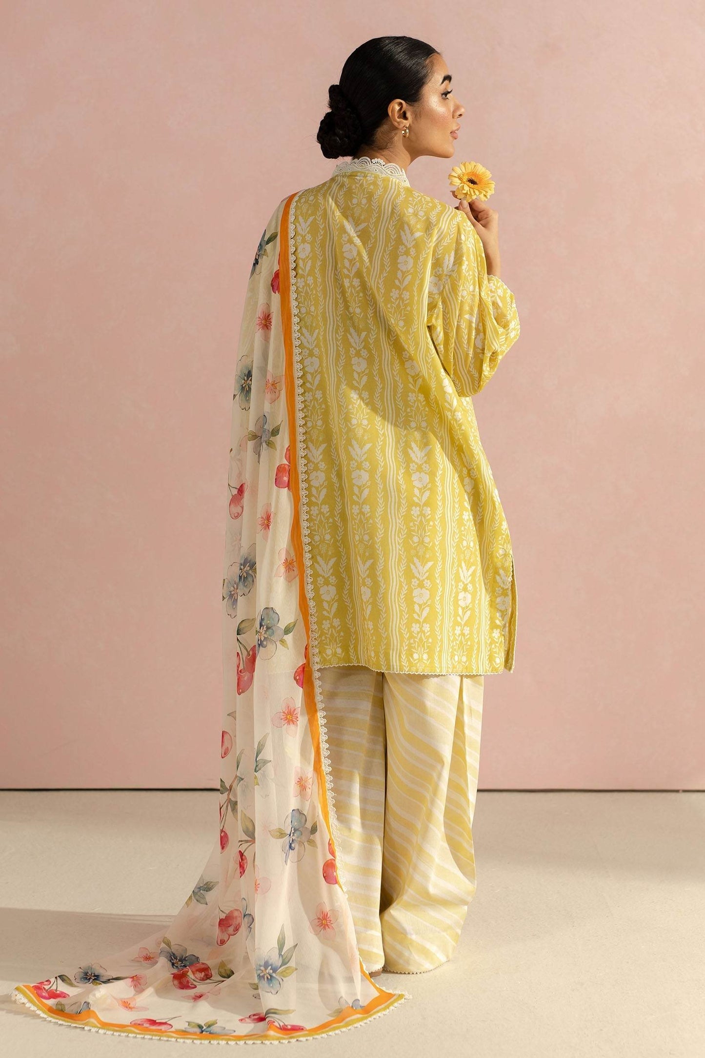 Coco By Zara Shahjahan Digital Printed Lawn Unstitched 3pcs - Jotey