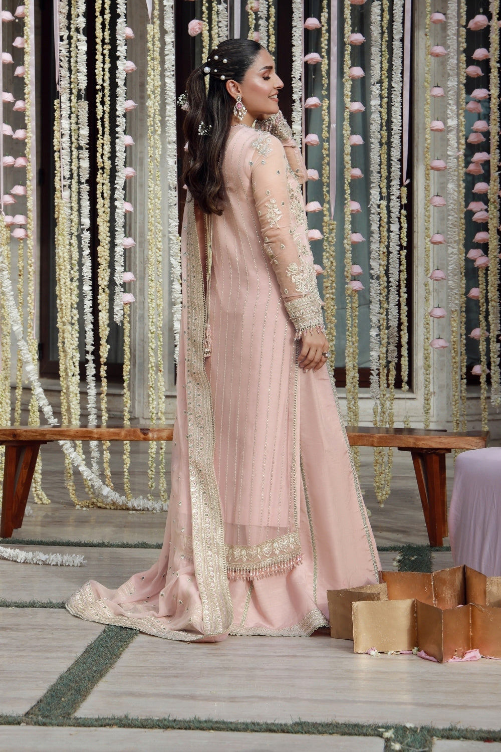 Gulmina Embroidered Chiffon Unstitched 4 Piece