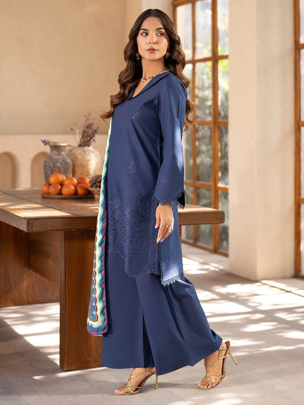 Stella By Mahnur Embroidered Lawn Unstitched 3pcs - Jotey