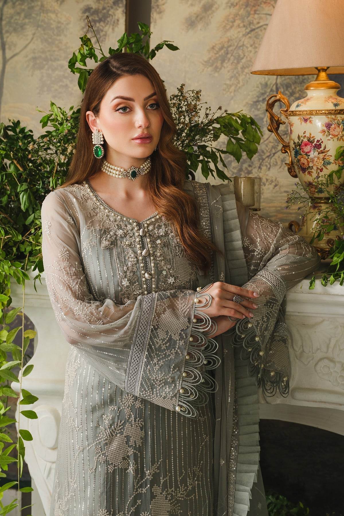 Ayla Luxury Formals Unstitched 3pcs - Jotey