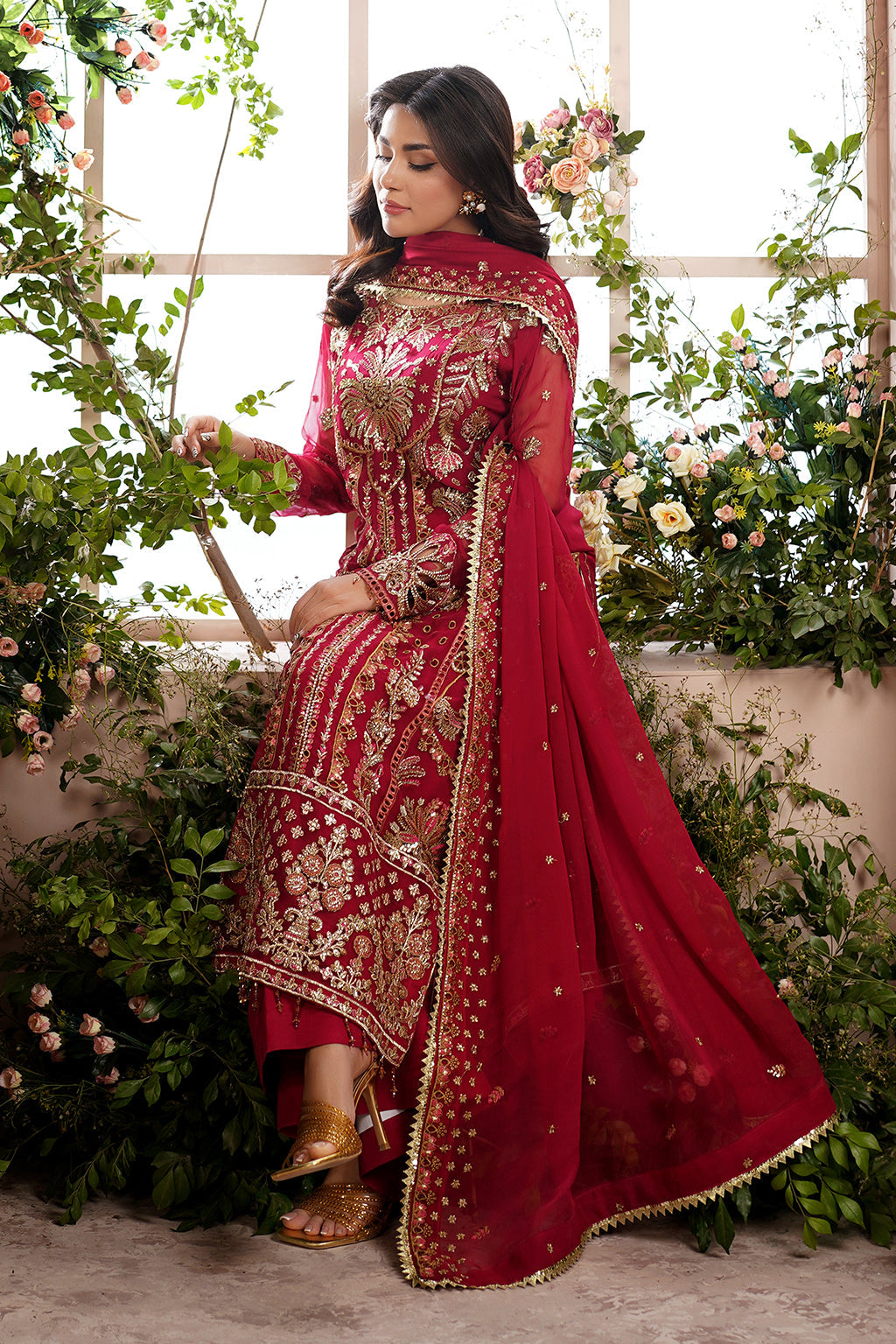Aarzu Luxury Embroidered Vol-03 Unstitched 3Pcs
