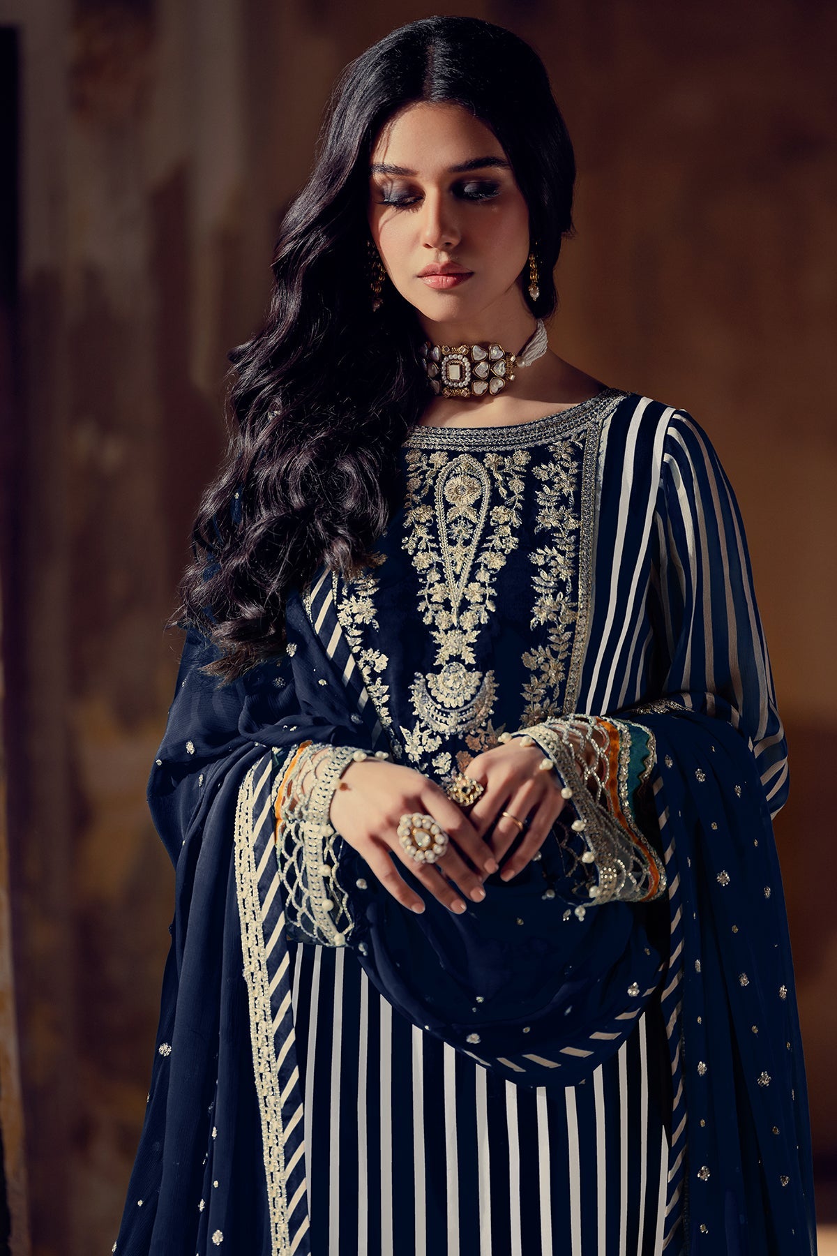 Vasal By Charizma Embroidered Luxury Chiffon Vol-03 Unstitched 3pcs