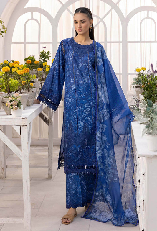 Solana By Adans Libas Printed Lawn Unstitched 3 Piece - Jotey