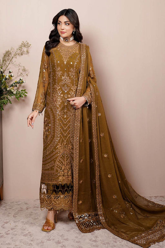 Aarzu Luxury Embroidered Vol-03 Unstitched 3Pcs - Jotey
