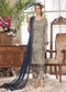 Saniya By Bin Hameed Luxury Emb Chiffon Semi Stitched 3pcs