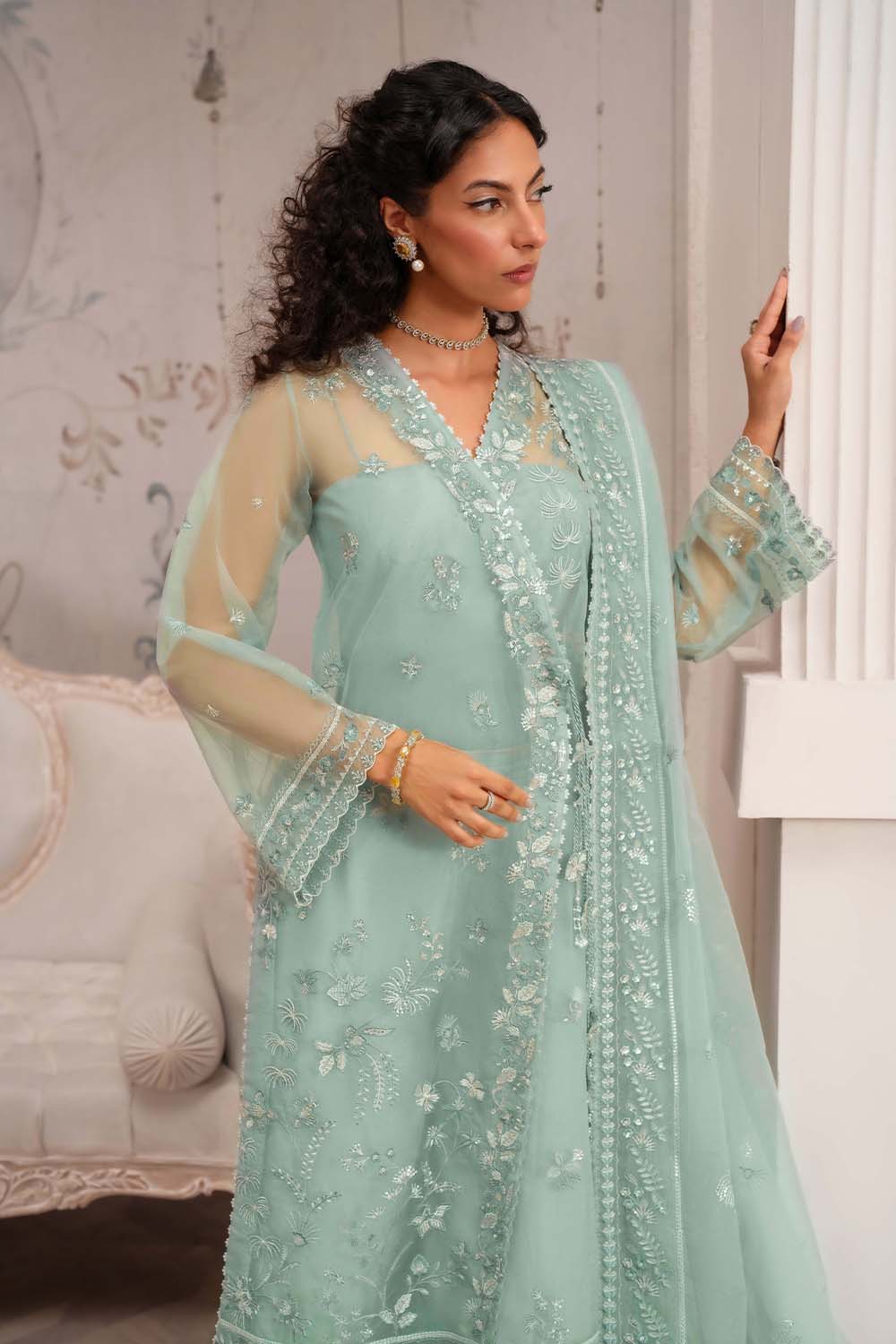 SERAN AURELLE Luxury Formals Unstitched 3pcs