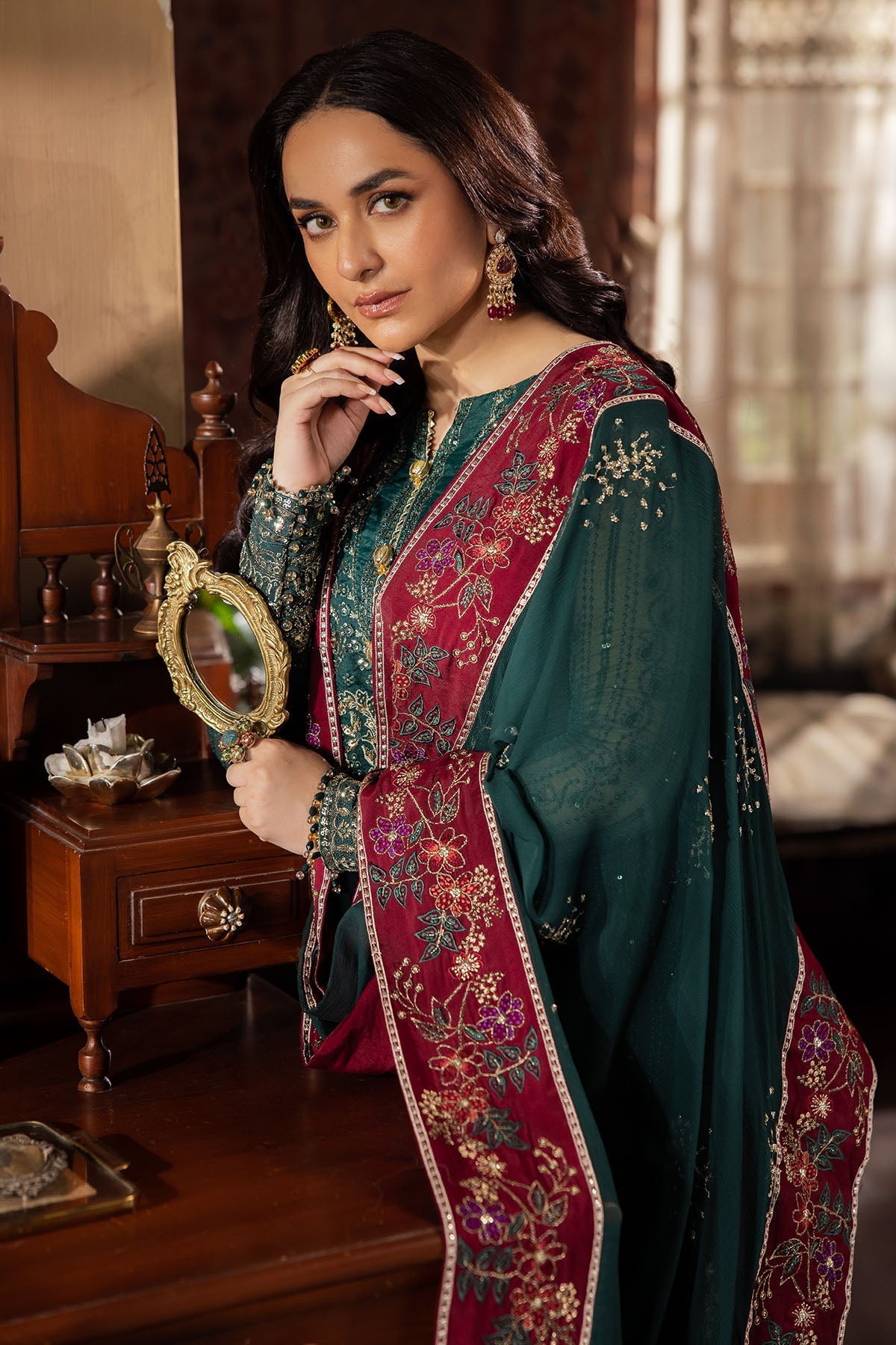Alfaaz Embroidered Luxury Festive Edition Unstitched 3pcs