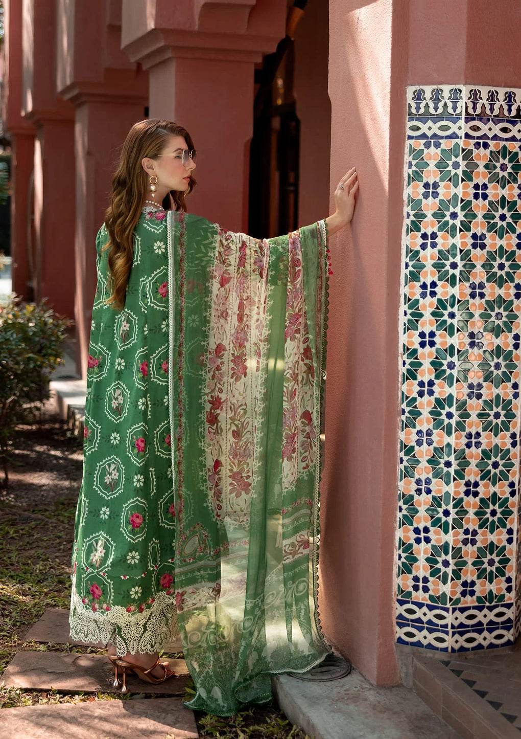 Elaf Premium Signature Embroidered Lawn Unstitched 3pcs - Jotey